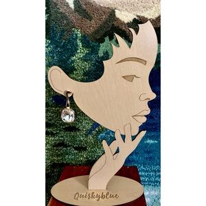 Anthropologie Crystal Drop Earrings